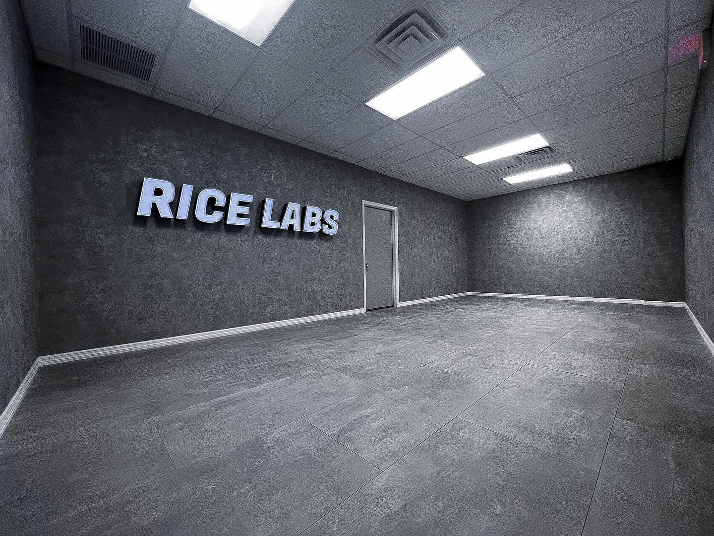 RICE LABS showroom interior